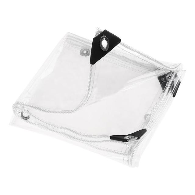 【Incare】150x150cmPVC透明防水帆布-1入組(4.95尺x4.95尺/檔雨布 棚布 溫室 檔風布)