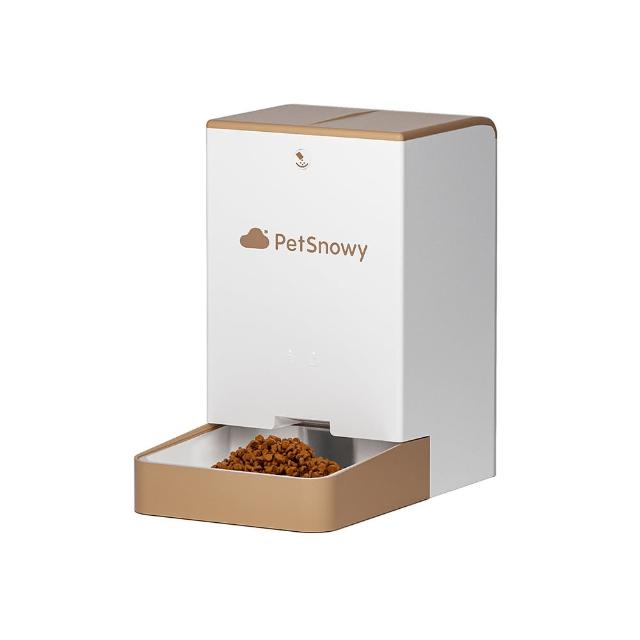 【PetSnowy】SNOW+ 寵物智能餵食器(自動餵食器 APP操控  雙電源供電 WIFI連線)