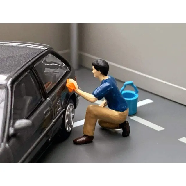 【TOMICA】TOMYTEC  Diocolle 64 #Car Snap 02b Car Wash(模型車)