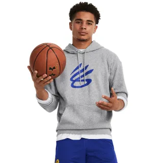 【UNDER ARMOUR】UA官方直營 男 Curry Splash 長袖帽T_1380839(灰)