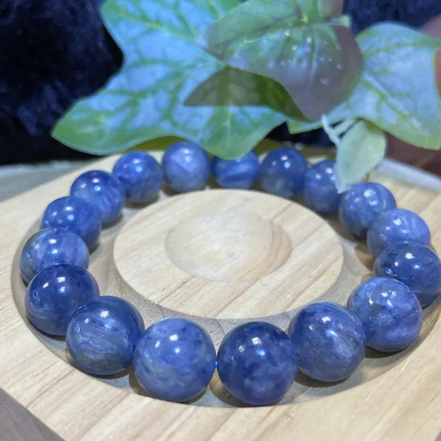 【Cozy 世界水晶原礦與茶】天然藍晶 12mm+ 20-2(提升正面表達力 平緩情緒的功效)