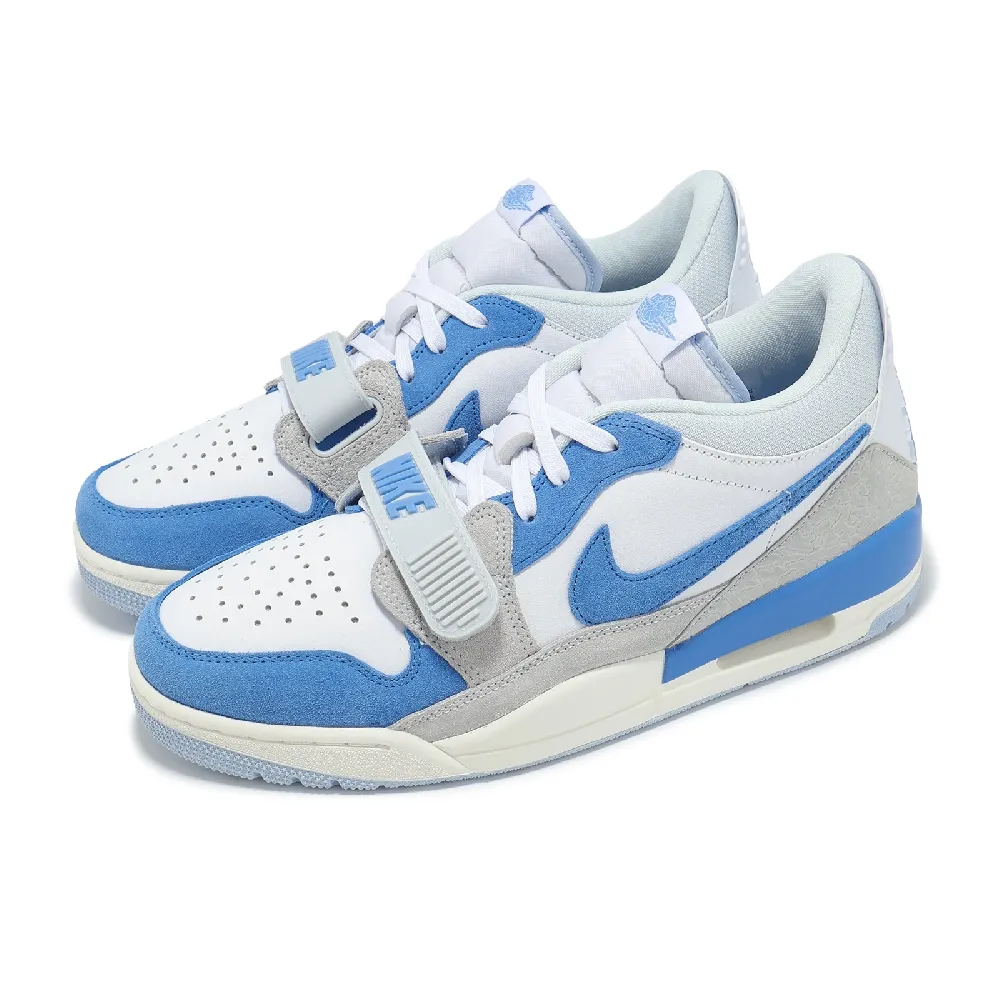 【NIKE 耐吉】休閒鞋 Air Jordan Legacy 312 Low 白 藍 喬丹 復古 低筒 爆裂紋(CD7069-141)