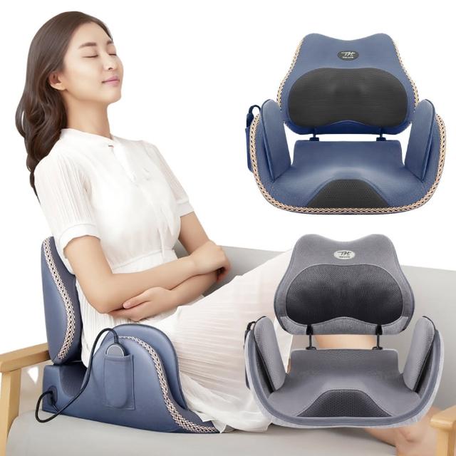 【TreasHunter CurvEase】翹臀按摩坐墊專為臀部設計,採用揉捏式按摩方式,透過ABS樹酯按摩頭提供深層舒緩,緩解久坐引起的臀部疲勞。藍色系與灰色系選擇,皮套材質採用滌綸+不織布,易清潔耐用。尺寸49.5x43x45cm,重量僅4.2kg,便攜適用於按摩椅或床墊。配有有線遙控器,12V插電式電源,24W功率,BSMI認證安全保障,1年保固。產地中國,非福利品,為個人衛生用品,一經拆封影響退貨。讓您輕鬆擁有翹臀養護,改善坐姿不適! TreasHunter CurvEase