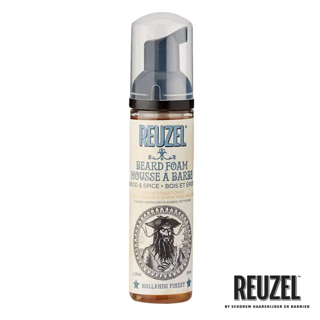 即期品【REUZEL】免沖保濕養護鬍鬚泡沫-清新木質調(70ml)