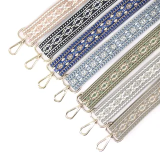 【LouiseC.】Tree House 8色窄版-歐風立體刺繡瑣鍊直紋邊條織帶/包包肩背帶(MGA0013)