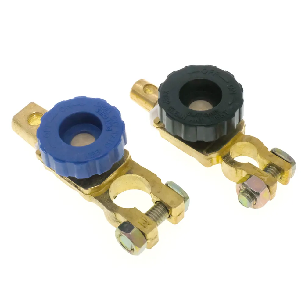 【Supamoto】汽車電瓶斷電開關(黃銅/10mm/17mm/充電/保護電池/防盜/車用)