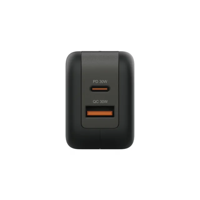 【LaPO】GaN 30W氮化鎵2口極速充電器(高效能、輕量化)