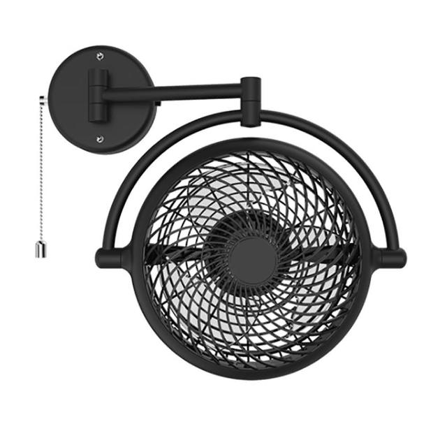 【ALASKA 阿拉斯加】阿拉斯加 VIVI摺疊循環扇-黑色 M8A-B(無安裝)