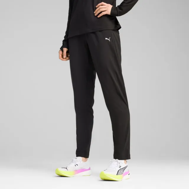 【PUMA】長褲 女 運動褲 風褲 VELOCITY TAPERED 歐規 黑 52659201