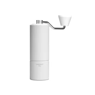 【TIMEMORE 泰摩】泰摩咖啡 全金屬栗子C3S-白色(手搖磨豆機、不鏽鋼刀盤)