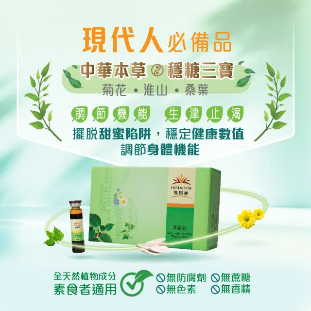 【無限極TW】養固健牌清桑飲(60支/盒)