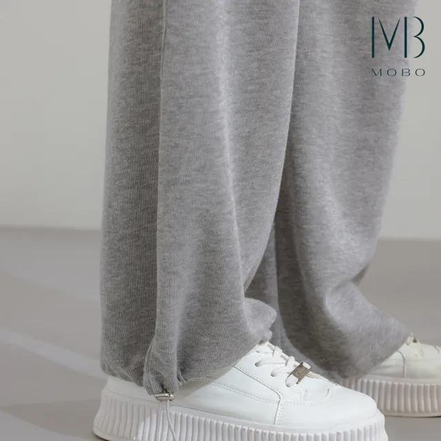 【MO-BO】羅紋休閒工裝口袋長褲