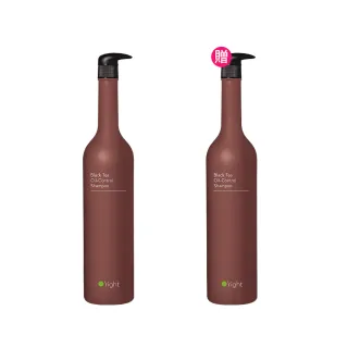 【O’right 歐萊德】沁漾紅茶控油洗髮精1000ml 1+1組(momo獨家限定)