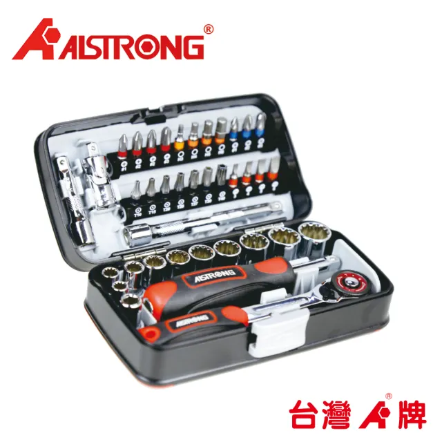 【ALSTRONG】MTL-038 精密套筒&BIT38件組(38件工具組)