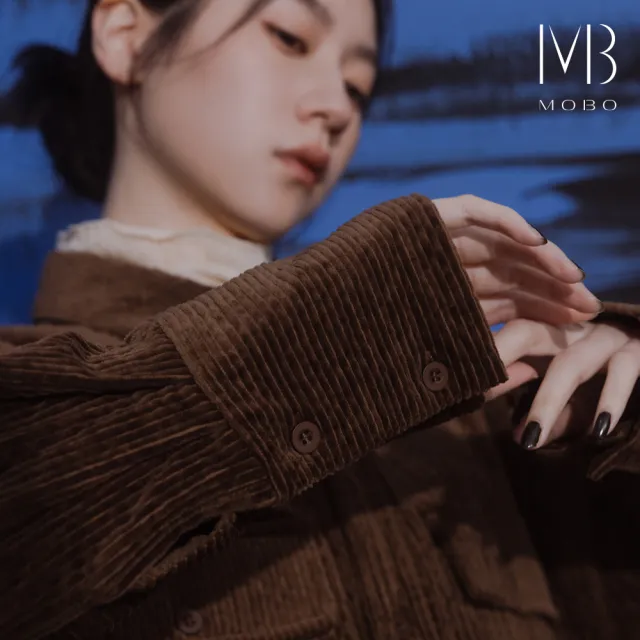 【MO-BO】慵懶隨性燈芯絨襯衫
