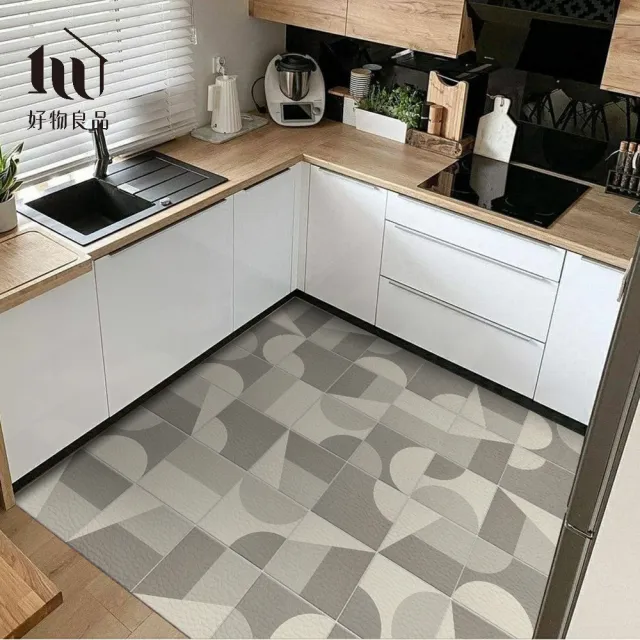 【好物良品】120x90cm_自由剪裁PVC仿皮革廚房防水防滑地墊(皮革地墊 居家地墊 兒童地墊 防水防油)