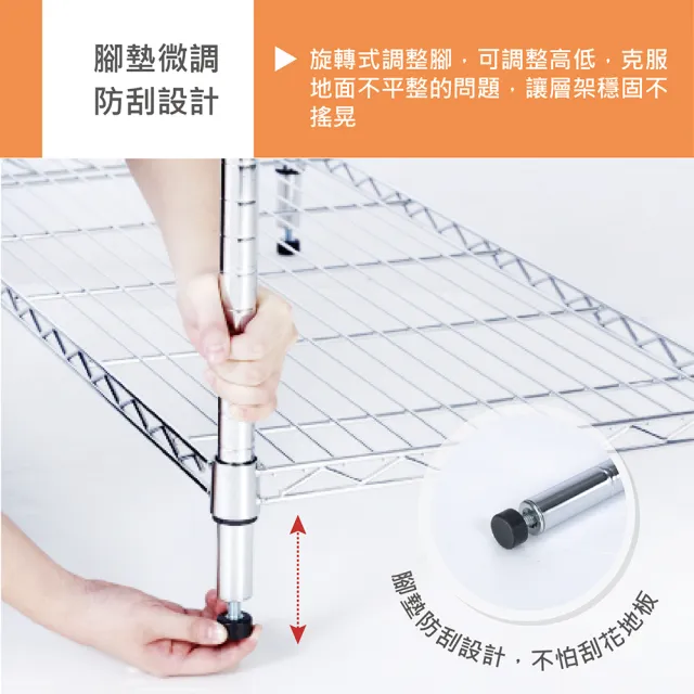 【KIWISH 奇意生活館】MIT耐用防鏽五層置物架90x46x180cm(鐵架/置物架/層架/防鏽架/鐵力士架/收納架/架子)