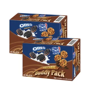 【OREO 奧利奧】奧利奧x奇寶巧克力雙享包 205.4g 兩入組(OREO夾心餅乾 + Chips Ahoy 酥餅)