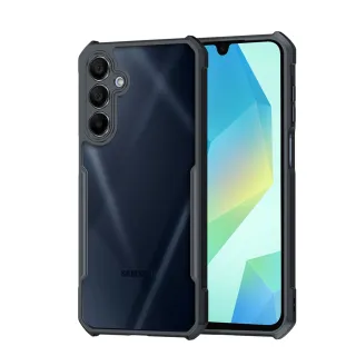 【XUNDD 訊迪】三星 Galaxy A16 5G 軍事防摔 鏡頭全包覆 清透保護手機殼-夜幕黑