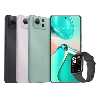 【ASUS 華碩】ZenFone 12 Ultra 6.78吋(16G/512G/高通驍龍8Elite/5000萬鏡頭畫素/AI手機)(小米手環組)