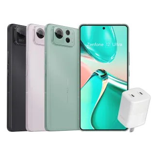 【ASUS 華碩】Zenfone12 Ultra 5G 6.78吋(16G/512G/高通 Snapdragon 8 Elite /5000萬鏡頭畫素)(40W雙孔頭組