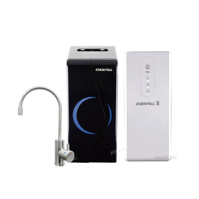 【EVERPOLL】廚下型雙溫無壓飲水機+直出RO淨水器(EP-168+RO-600)