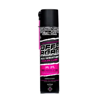 【Muc-Off】OFF-ROAD 全天候機車鏈條油 400ml(越野首選 鏈條保養油 鏈條潤滑油 鏈條潤滑劑 重機 擋車)