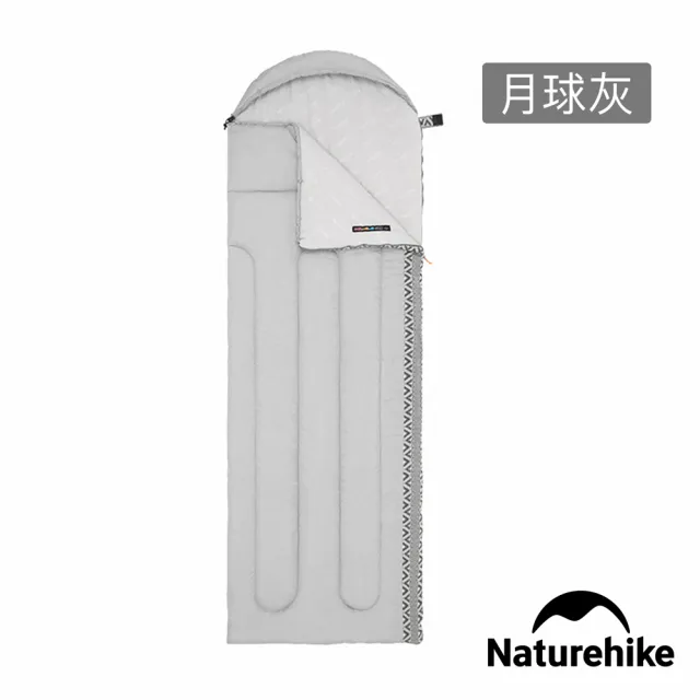 【Naturehike】L250圖騰可機洗帶帽睡袋 MSD07(台灣總代理公司貨)
