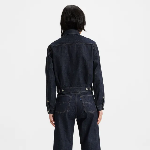【LEVIS】BLUETAB™ 女款 Type II 寬鬆版牛仔外套 / 原色 / MOJ日本布料 人氣新品 A5884-0000