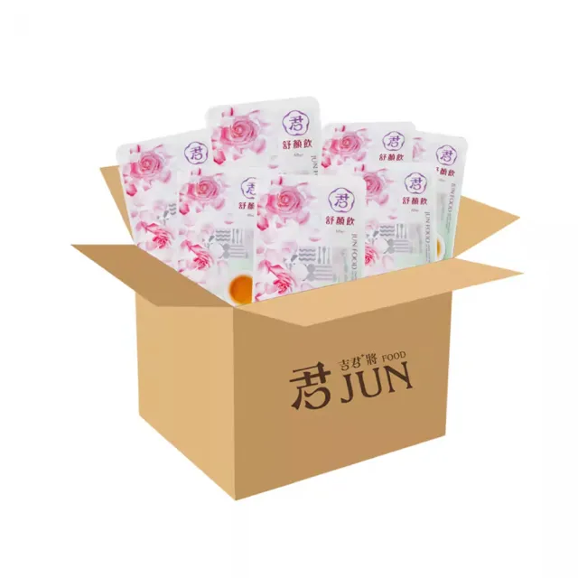 【JUN FOOD 吉君將】舒顏飲滴雞精常溫1箱X30入X60ml環保無盒(融合膠原蛋白的彈力與花雕酒的醇香)