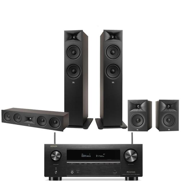 【Denon 天龍】家庭劇院組合(AVR-X2800H+JBL STAGE 260F+240B+245C)