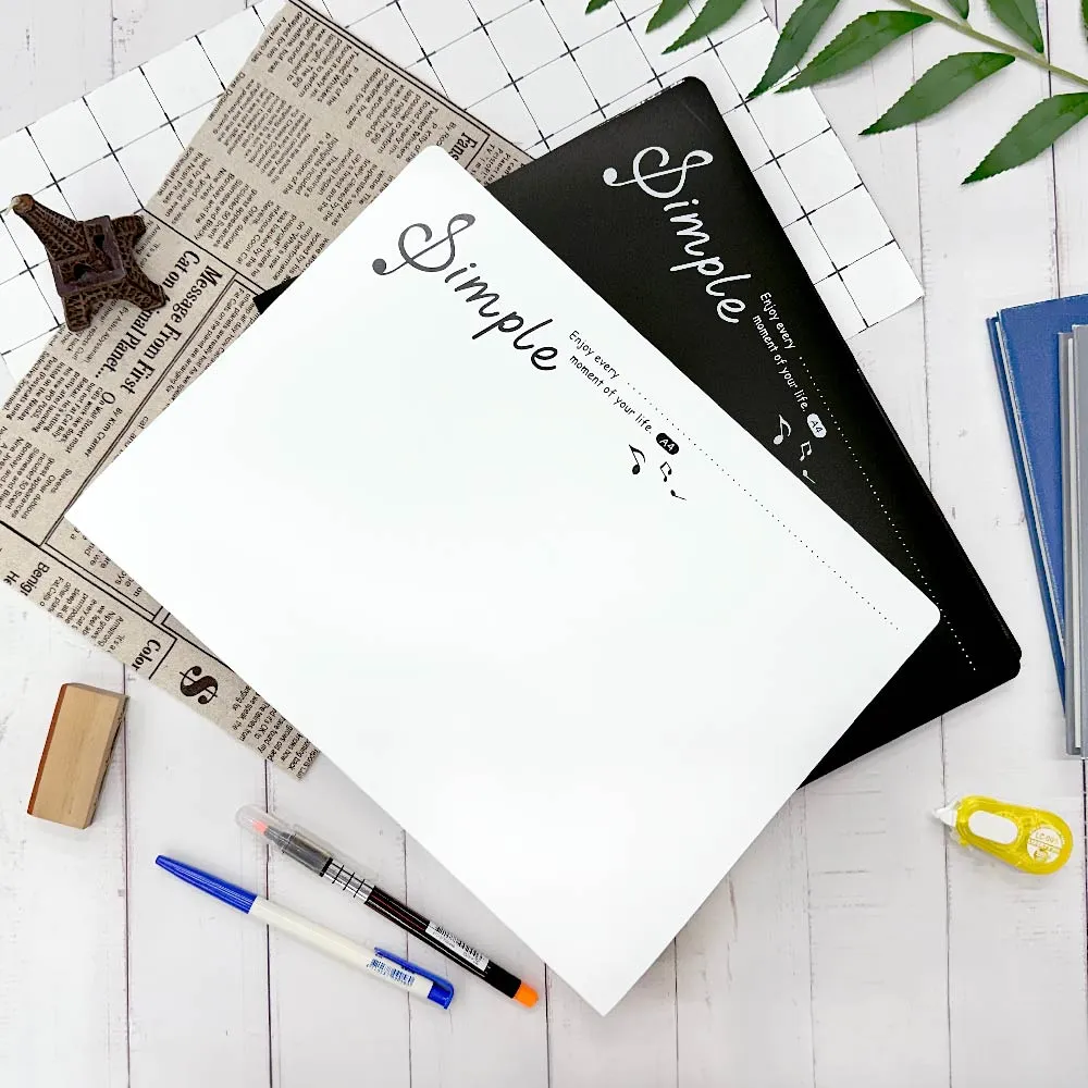 【SEASON 四季紙品禮品】A4不反光資料簿40入(樂譜夾 文件夾 RZ1007-01~02)