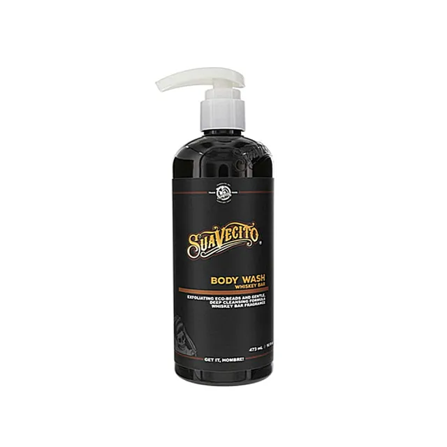 【Suavecito 骷髏頭】Whiskey Bar Body Wash古龍威士忌磨砂沐浴精(473ml)