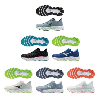 【MIZUNO 美津濃】WAVE SKY 8 男女款慢跑鞋 J1GC240251 J1GC240255 J1GD241275（任選一雙）(慢跑鞋)