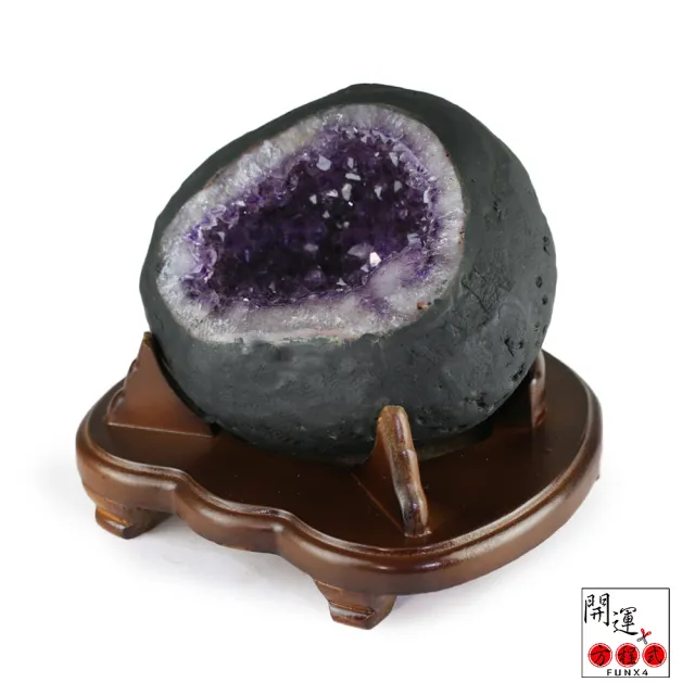 【開運方程式】特紫烏拉圭錢袋子聚寶盆紫水晶洞AGU424(紫晶洞 2.1公斤)