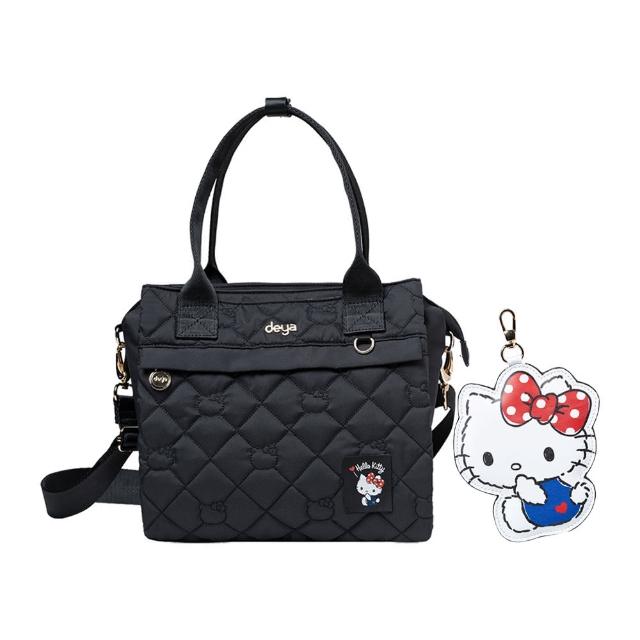 【deya】凱蒂hello kitty 奧黛麗赫本抗菌小托特(送-kitty卡套夾-市價590 三麗鷗 托特包)