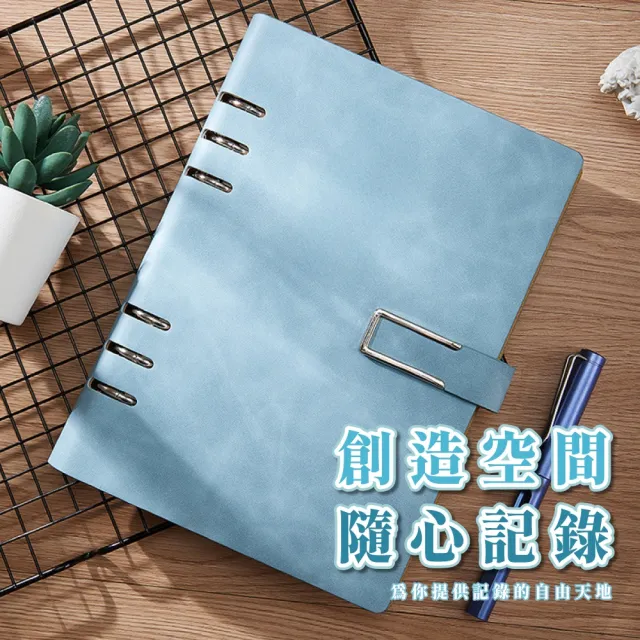 【記錄生活】A5活頁可拆筆記本(記事本 手帳 日記本 行事曆 手冊 辦公 文具)