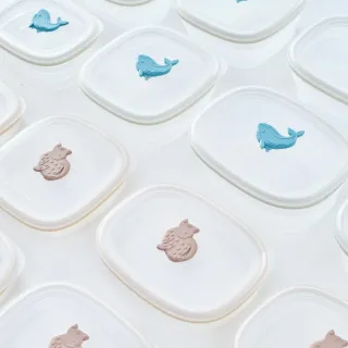 【仁舟淨塑】石虎鯨魚矽密保鮮盒1200ml(微波電鍋氣炸/矽膠盒/便當盒/冷凍冷藏/環保餐盒/密封盒)