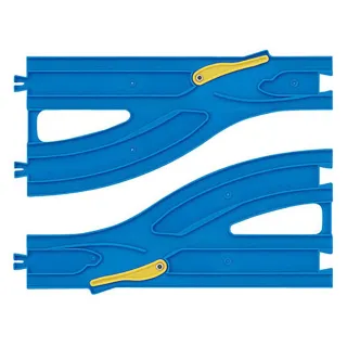 【TAKARA TOMY】PLARAIL 鐵道王國 火車配件 R-13 單複軌轉轍器(多美火車)