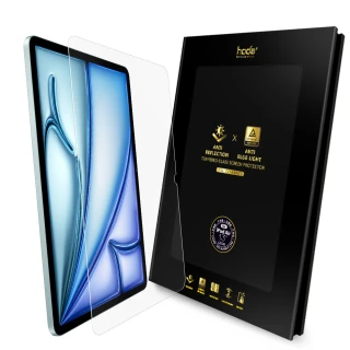 【hoda】2025/2024 iPad Pro M5/M4 13吋 AR抗反射抗藍光玻璃貼(德國萊因 RPF20 認證)
