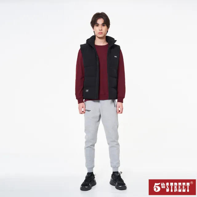 【5th STREET】雙11 女裝 運動長褲 運動褲 長褲 棉褲 休閒褲 灰色(967117)