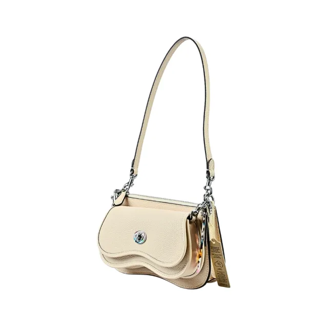 【COACH】Topia Wavy Dinky手提/肩背多用小包(米白色)