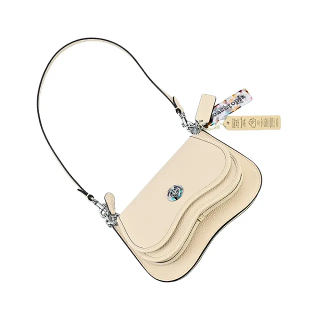 【COACH】Topia Wavy Dinky手提/肩背多用小包(米白色)