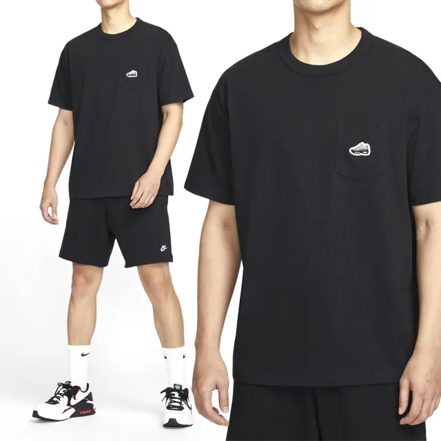 【NIKE 耐吉】Tee M90 SNKR Patch PK 男款 黑色 運動 休閒 圓領 上衣 短袖 HJ0575-010（其他規格）