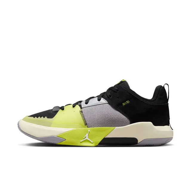 【NIKE 耐吉】籃球鞋 男鞋 運動鞋 包覆 緩震 AJ 喬丹 JORDAN ONE TAKE 5 PF 黑灰黃 FD2336-003(2B3620)