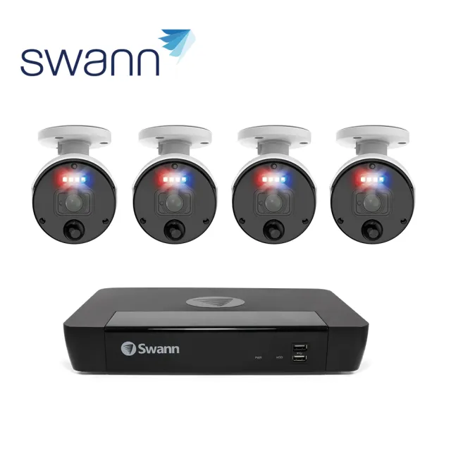 【Swann】8路NVR+4*4K IP監控組(SONVK-876804ER)