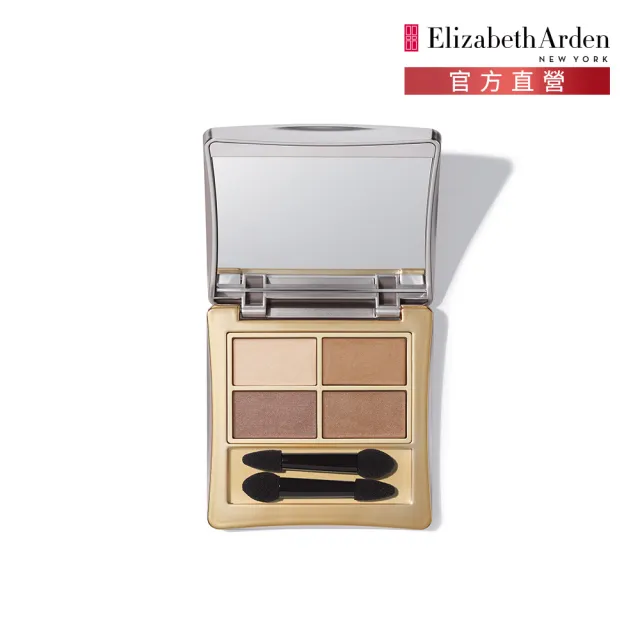 【Elizabeth Arden 伊麗莎白雅頓】官方直營 雅頓魅力四色眼影盤3g  3款任選(眼影/大地色/玫瑰色)