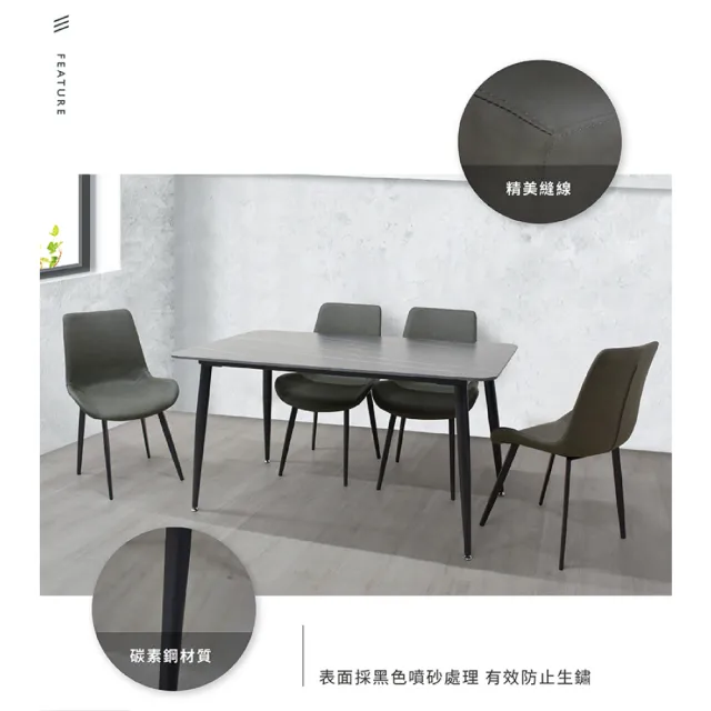 【IHouse】摩登 皮革餐椅/休閒椅/會議椅(2入)