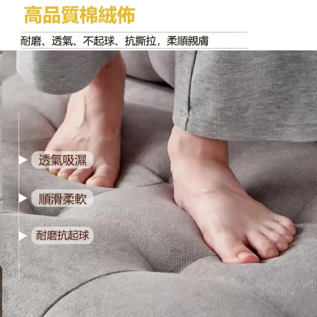 【E家工廠】沙發 雙人沙發 單人沙發 沙發床 休閒沙發(402-KC沙發米色（棉絨佈）)