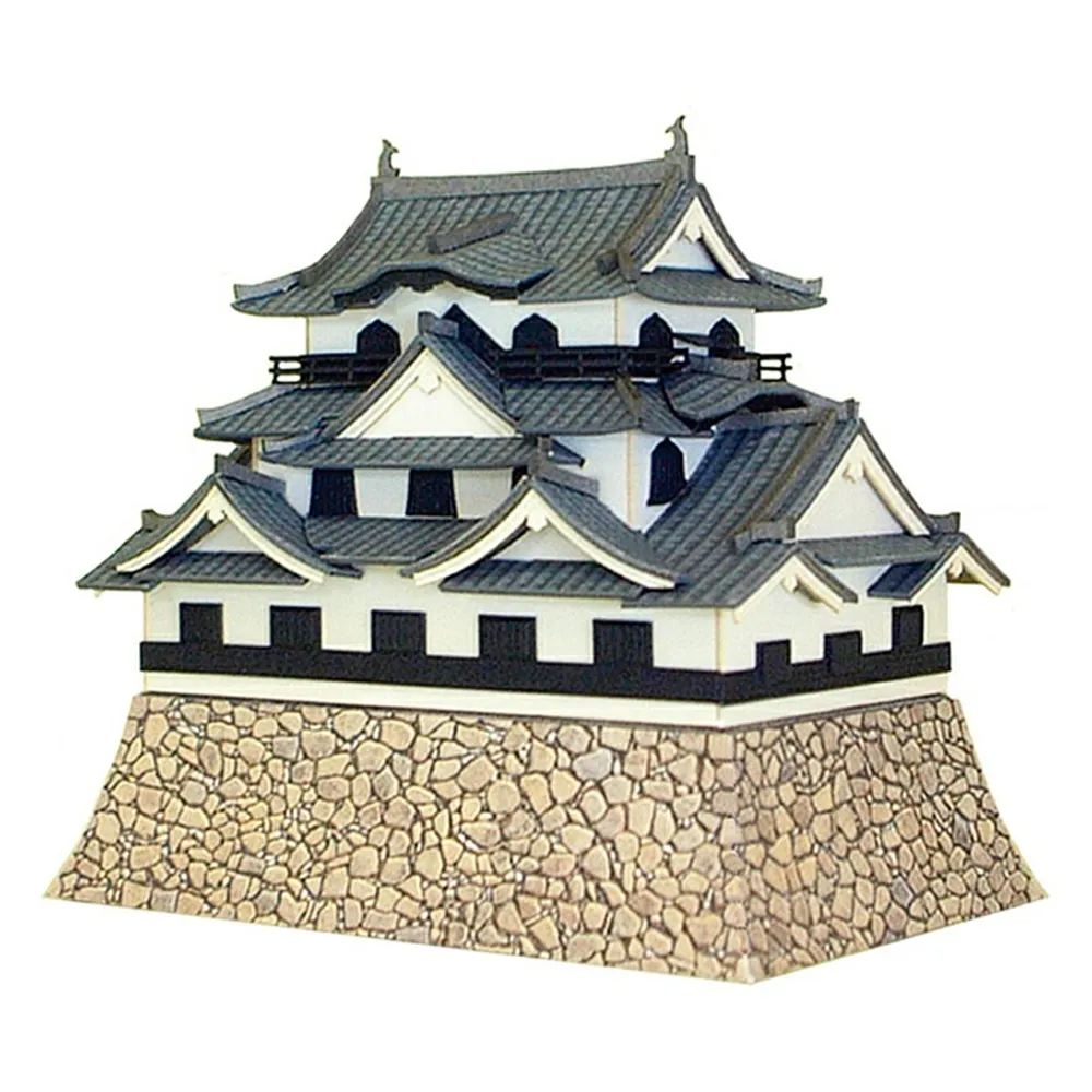 【ArtLife 藝術生活】MK04-04 國寶 彥根城 名城系列 S:1/300(日本 sankei 微縮藝術精品 紙模 DIY 交換禮物)